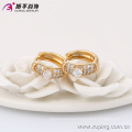 90370 xuping latest fashion crystal hoop copper alloy earring for ladies